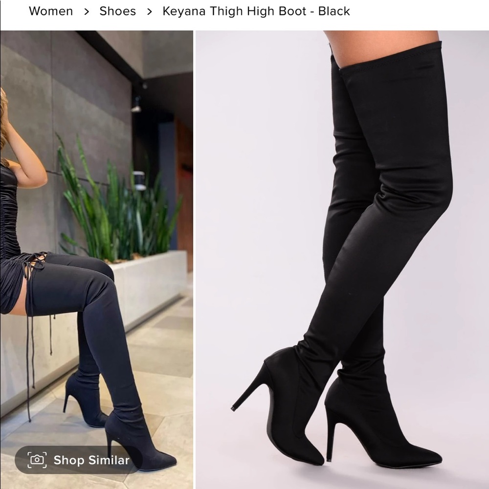 Thigh high boots